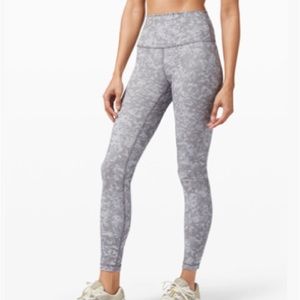 Lululemon gray wunder train leggings